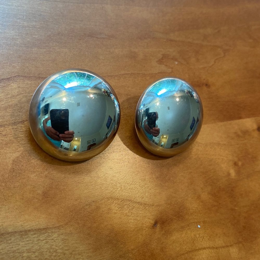Silver earrings